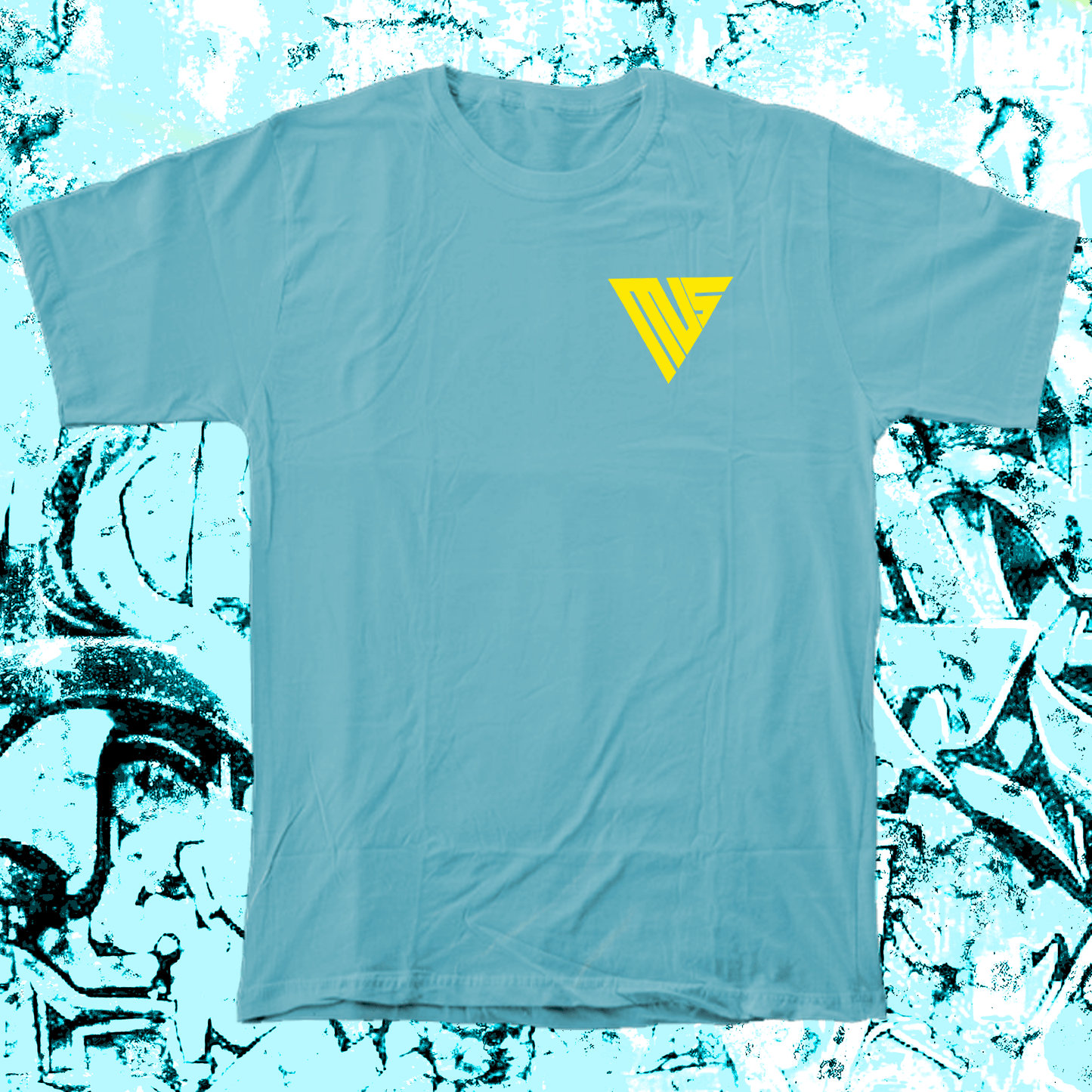 ACE OF DEATH BLUE T-SHIRT