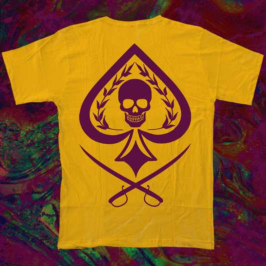 ACE OF DEATH YELLOW T-SHIRT