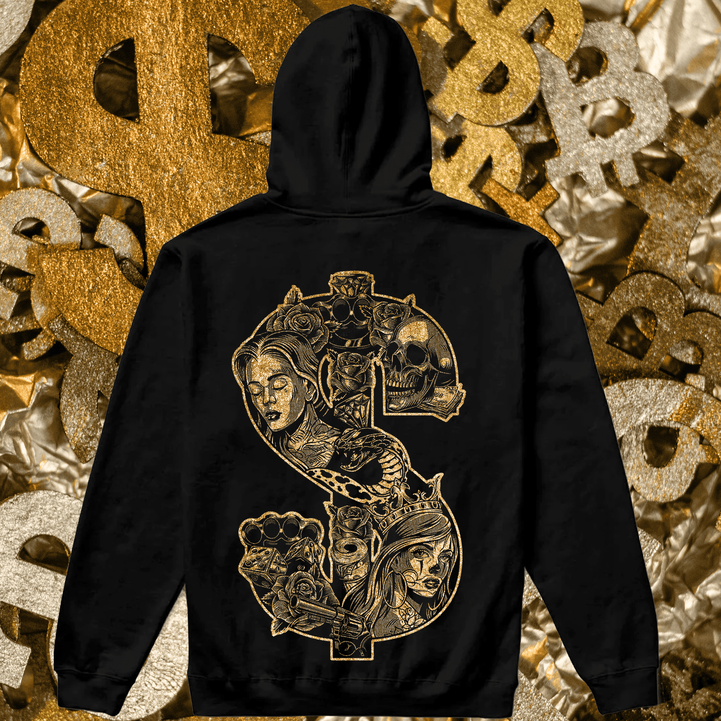 CAPITALISM BLACK HOODIE