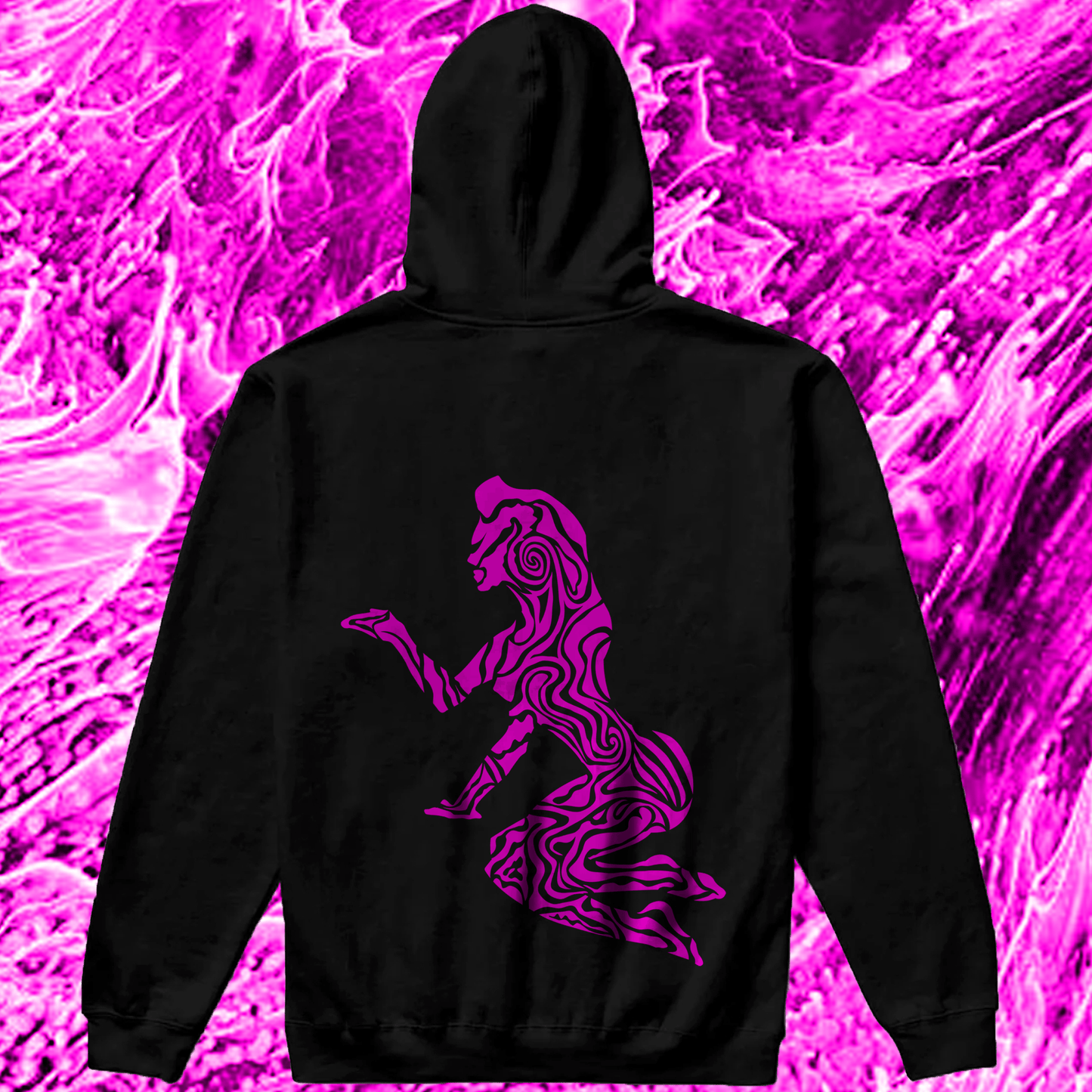 GROOVY LADY PINK HOODIE
