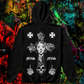 HOLLY CROSS BLACK HOODIE