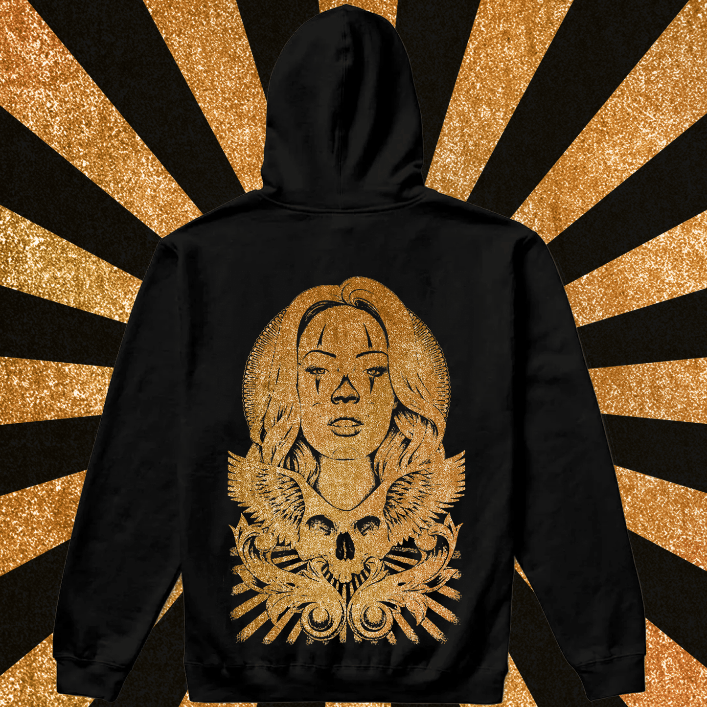 LA REINA BLACK HOODIE