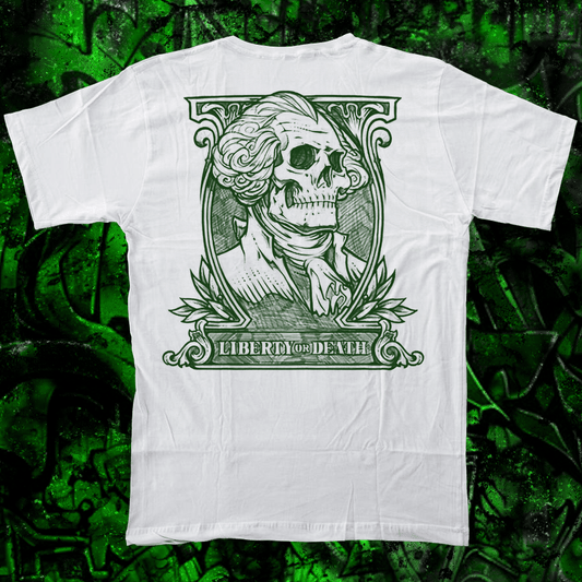LIBERTY OR DEATH WHITE T-SHIRT