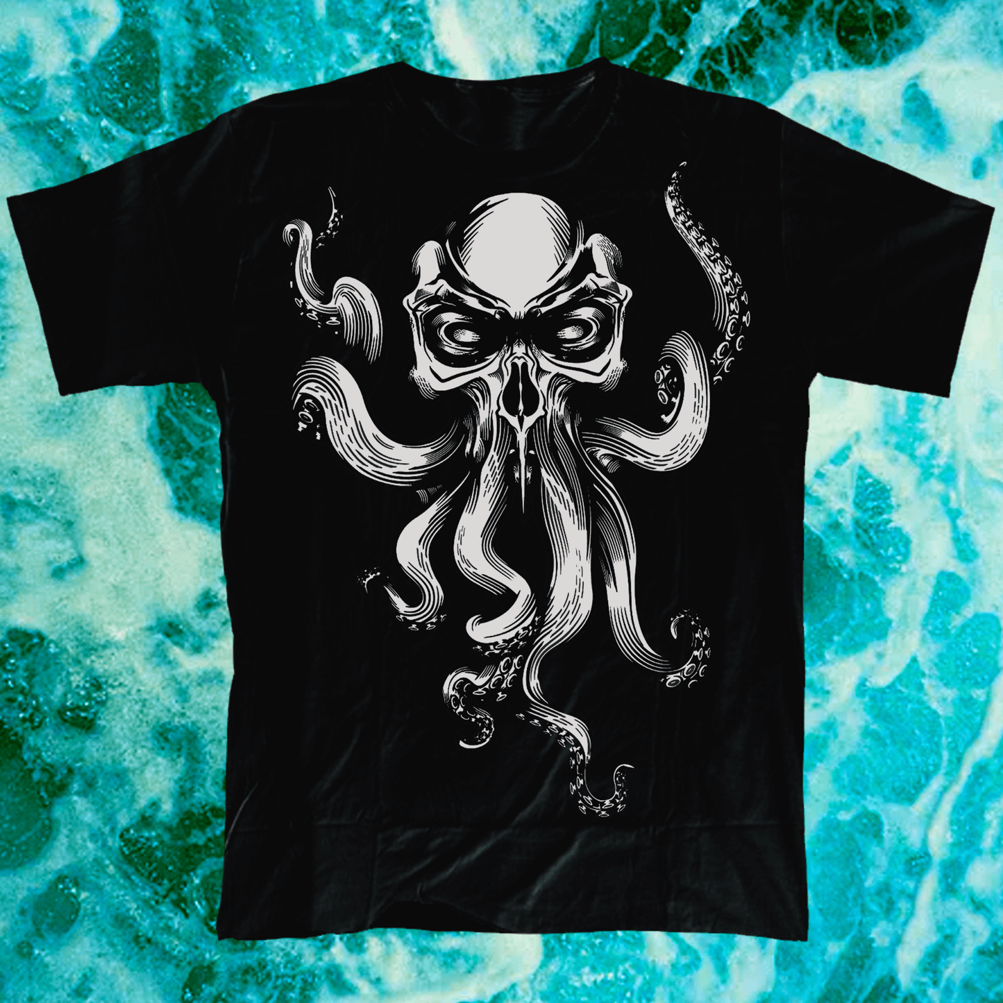 MAD OCTOPUS BLACK T-SHIRT