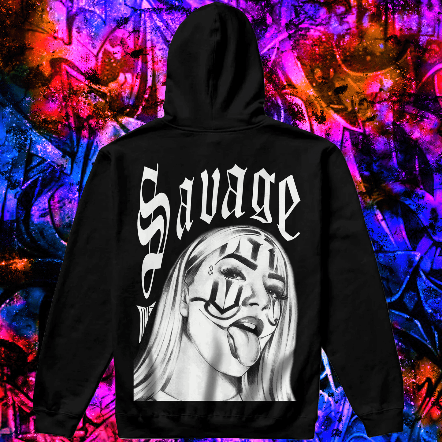 SAVAGE BLACK HOODIE