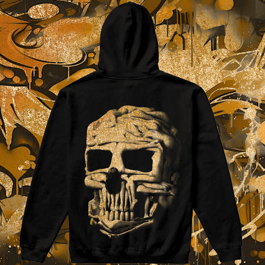 SKULLUSSY BLACK HOODIE