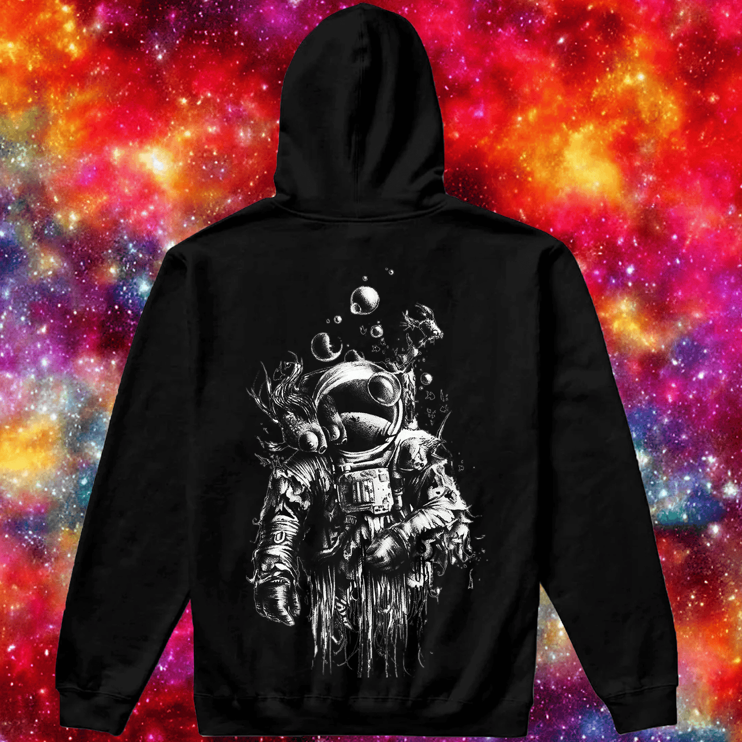 SPACE MAN BLACK HOODIE